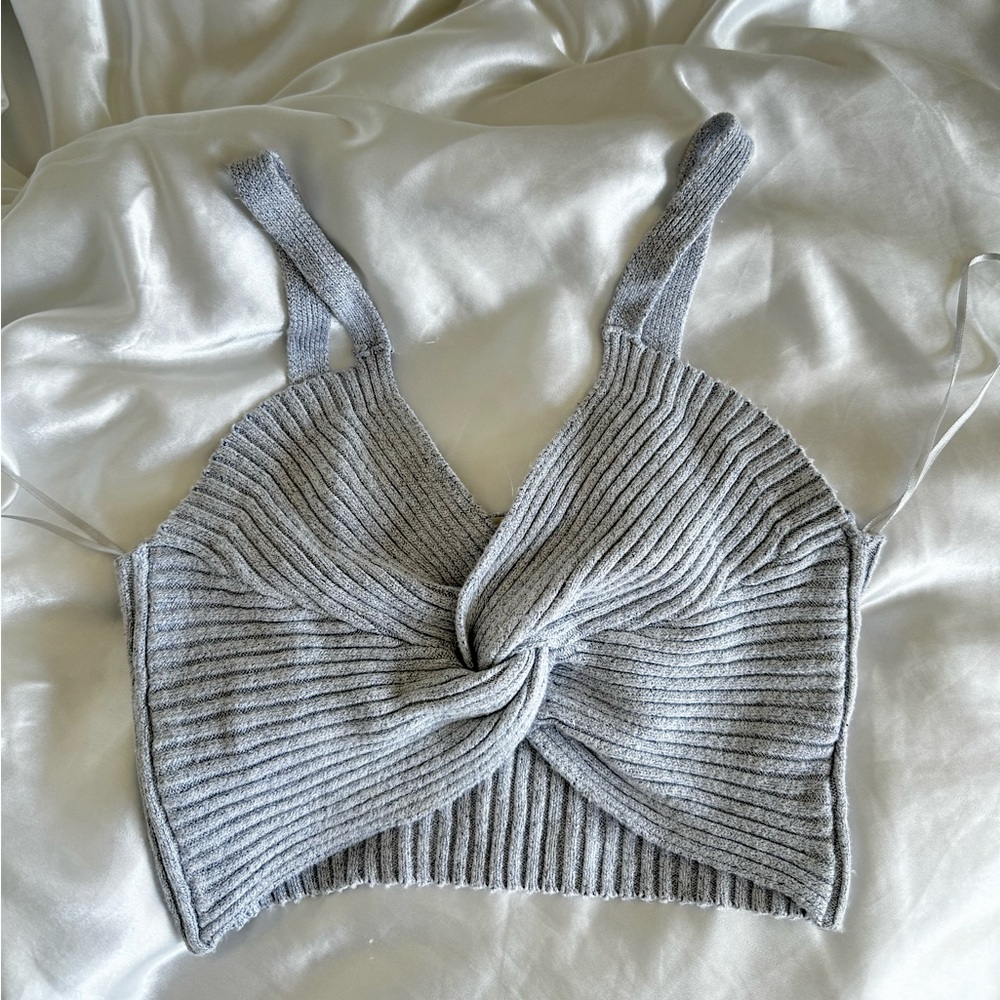 Sweater crop top